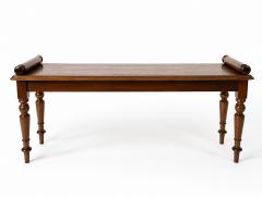 English Mahogany Hall Bench circa 1860 - 4710755
