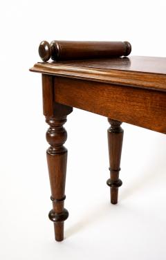 English Mahogany Hall Bench circa 1860 - 4710771