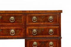 English Mahogany Partner s Pedestal Rent Desk by James Winter ca 1830 - 4496411