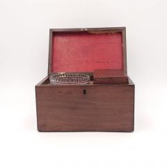 English Mahogany Tea Caddy 19th century - 3680040