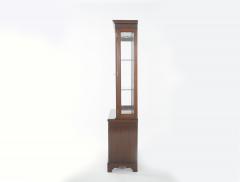 English Mahogany Wood Cabinet Bookcase - 2472553