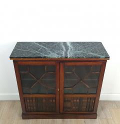 English Marble Top Bookcase from a Georgian cabinet 19th century and later - 4133630