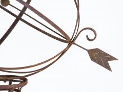 English Mid 20th Century Iron Armillary Sphere on Stand - 4562314