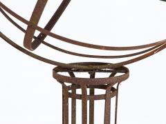 English Mid 20th Century Iron Armillary Sphere on Stand - 4562316