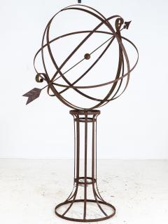 English Mid 20th Century Iron Armillary Sphere on Stand - 4562321