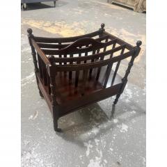 English Mid Century Mahogany Magazine Stand - 4733152