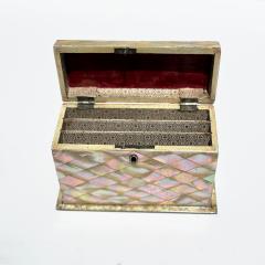 English Mother of Pearl Stationery Box Circa 1840 - 3929621