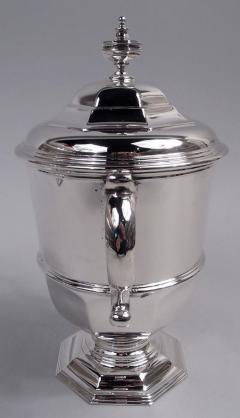 English Neoclassical Sterling Silver Covered Urn Trophy Cup 1958 - 4249777