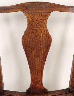 English Oak Armchair with Saddle Seat 19th century or earlier - 4179025