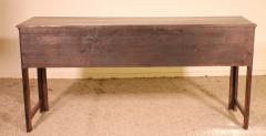 English Oak Dresser Base Console 18th Century - 3687138