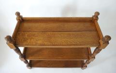 English Oak Etagere or Open Shelves circa 1875 - 3860843