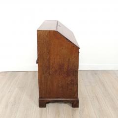 English Oak Slant Front Desk circa 1830 - 3540421