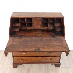 English Oak Slant Front Desk circa 1830 - 3540423