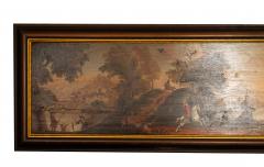English Oil Painting On Board Of A Fox Hunting Scene - 4611774