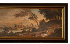 English Oil Painting On Board Of A Fox Hunting Scene - 4611776