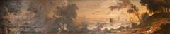 English Oil Painting On Board Of A Fox Hunting Scene - 4614080