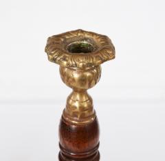English Open Twist Oak Candlesticks - 4575720