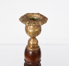 English Open Twist Oak Candlesticks - 4575721