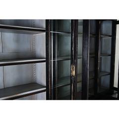 English Painted Ebonized Large Bookcase - 4447500
