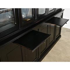 English Painted Ebonized Large Bookcase - 4447502