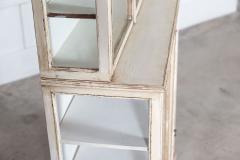 English Painted Glazed Shop Display Cabinet Vitrine - 2897808