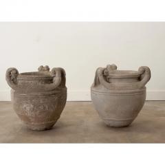 English Pair of 19th Century Stone Planters - 2892893