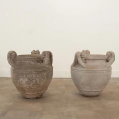 English Pair of 19th Century Stone Planters - 2892897