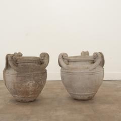 English Pair of 19th Century Stone Planters - 2892960