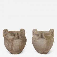 English Pair of 19th Century Stone Planters - 2912984