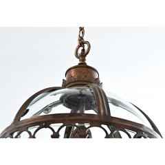 English Pair of Glass Globe Lanterns - 4558234