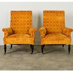 English Pair of Victorian Armchairs - 3935034