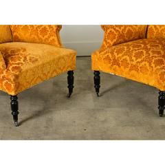 English Pair of Victorian Armchairs - 3935129