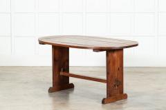 English Pine Oval Refectory Table - 3598535