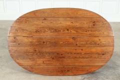 English Pine Oval Refectory Table - 3598536