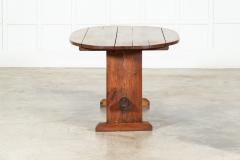 English Pine Oval Refectory Table - 3598538
