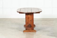 English Pine Oval Refectory Table - 3598540