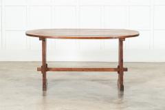 English Pine Oval Refectory Table - 3598542