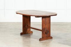 English Pine Oval Refectory Table - 3598543