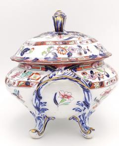 English Porcelain Tureen Imari Style Early Victorian - 3793324