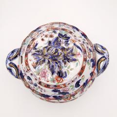 English Porcelain Tureen Imari Style Early Victorian - 3793327