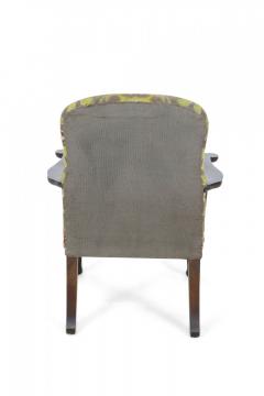 English Queen Anne Needlepoint Tapestry and Walnut Armchair - 4169671