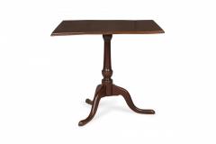 English Queen Anne Style Mahogany Square Tilt Top Center Table - 4670685