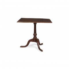 English Queen Anne Style Mahogany Square Tilt Top Center Table - 4710607