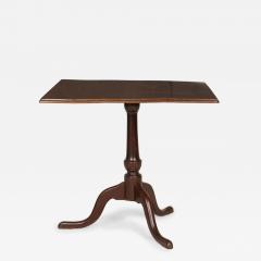 English Queen Anne Style Mahogany Square Tilt Top Center Table - 4710622