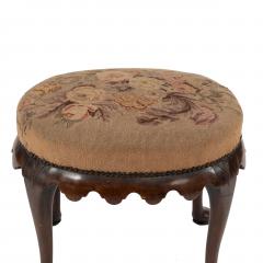 English Queen Anne Style Needlepoint Bench - 4651994