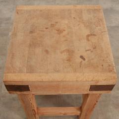 English Raw Pine Chopping Block Table - 2920080