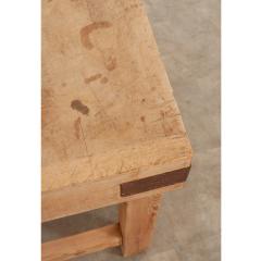 English Raw Pine Chopping Block Table - 2920081