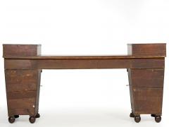 English Regency Antique Mahogany Sideboard Server w Lion Heads circa 1810 - 992896