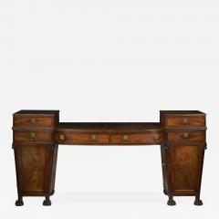 English Regency Antique Mahogany Sideboard Server w Lion Heads circa 1810 - 993525