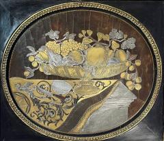 English Regency Boulle Work Inlaid Still Life Pictures Pair circa 1815 - 3890301